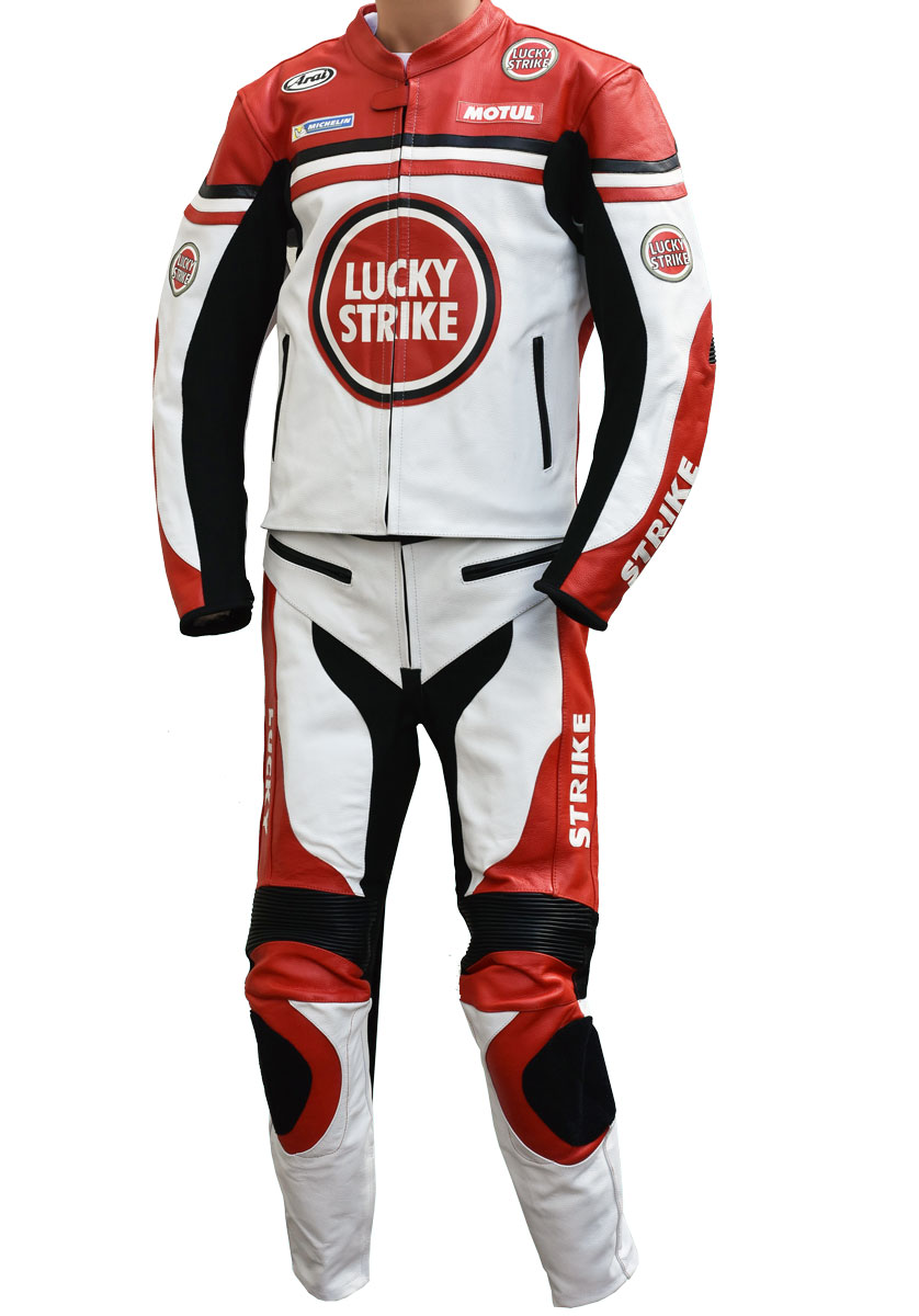 LUCKY STRIKE Red & White Team Suzuki Classic Replica